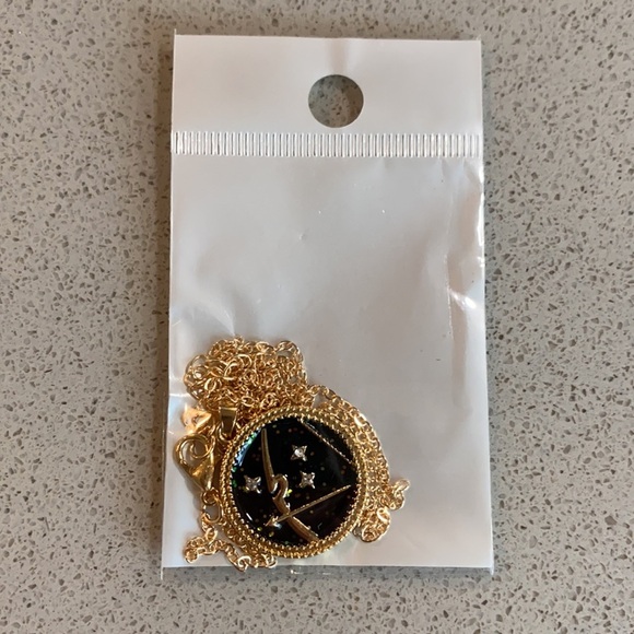 Elegant Astrology Sagittarius Zodiac Star Necklace - Picture 2 of 3